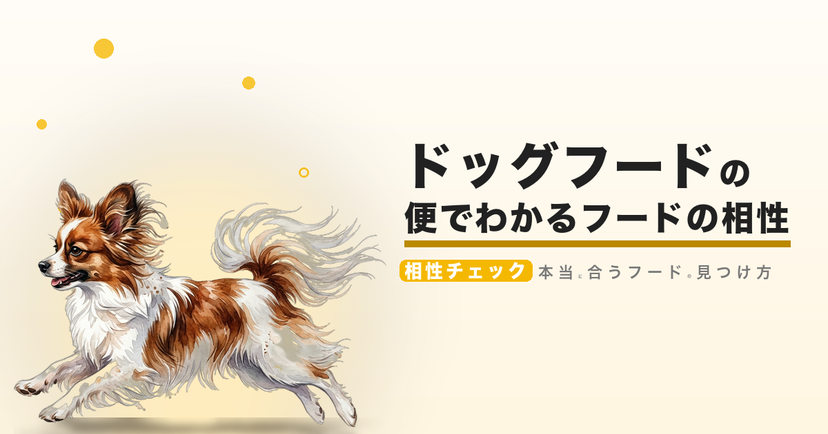 ドッグフードの便でわかるフードの相性