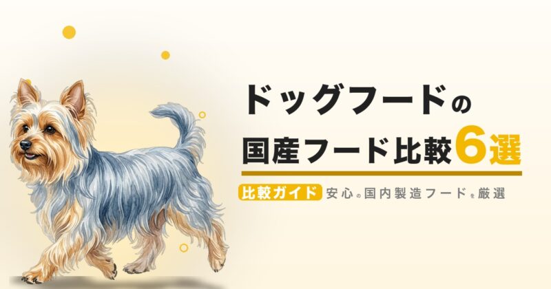 ドッグフードの国産フード比較 6選